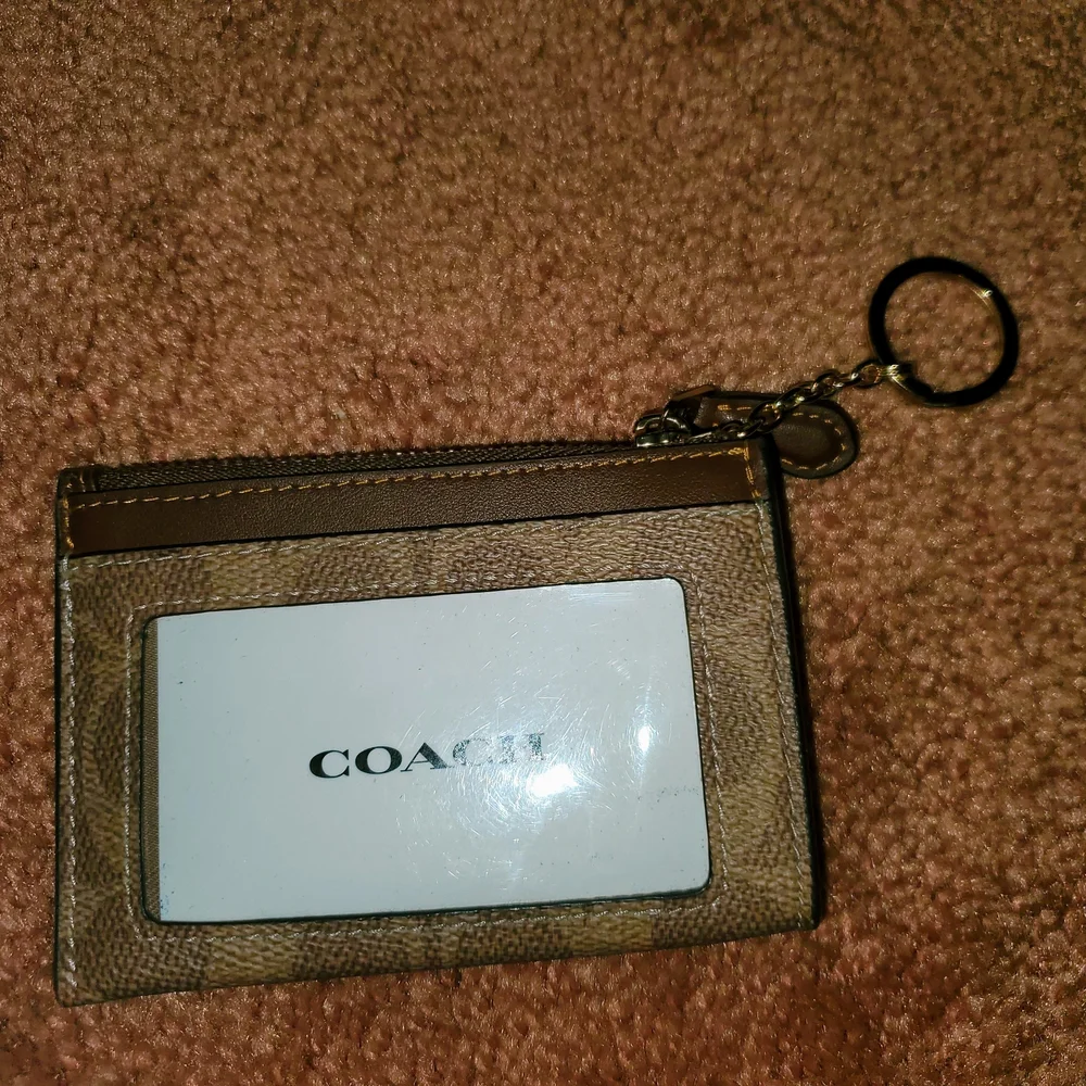 Coach Card Wallet W Key Ring - Picture 1 of 2